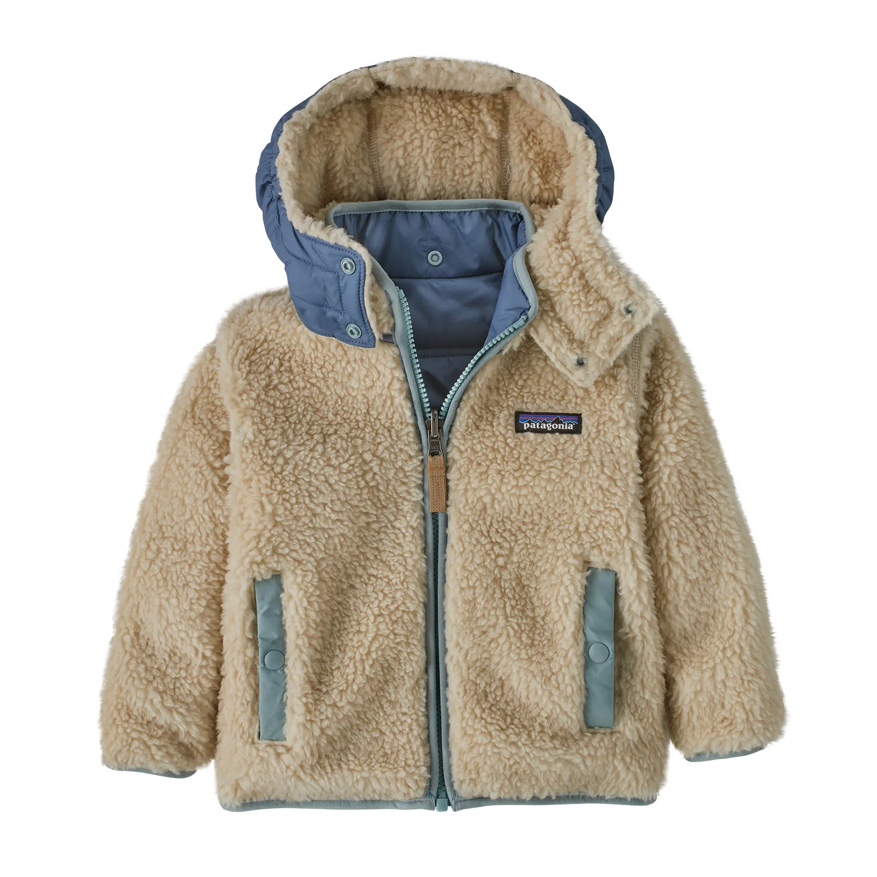 Patagonia Baby Reversible Tribbles Hoody Endless Blue