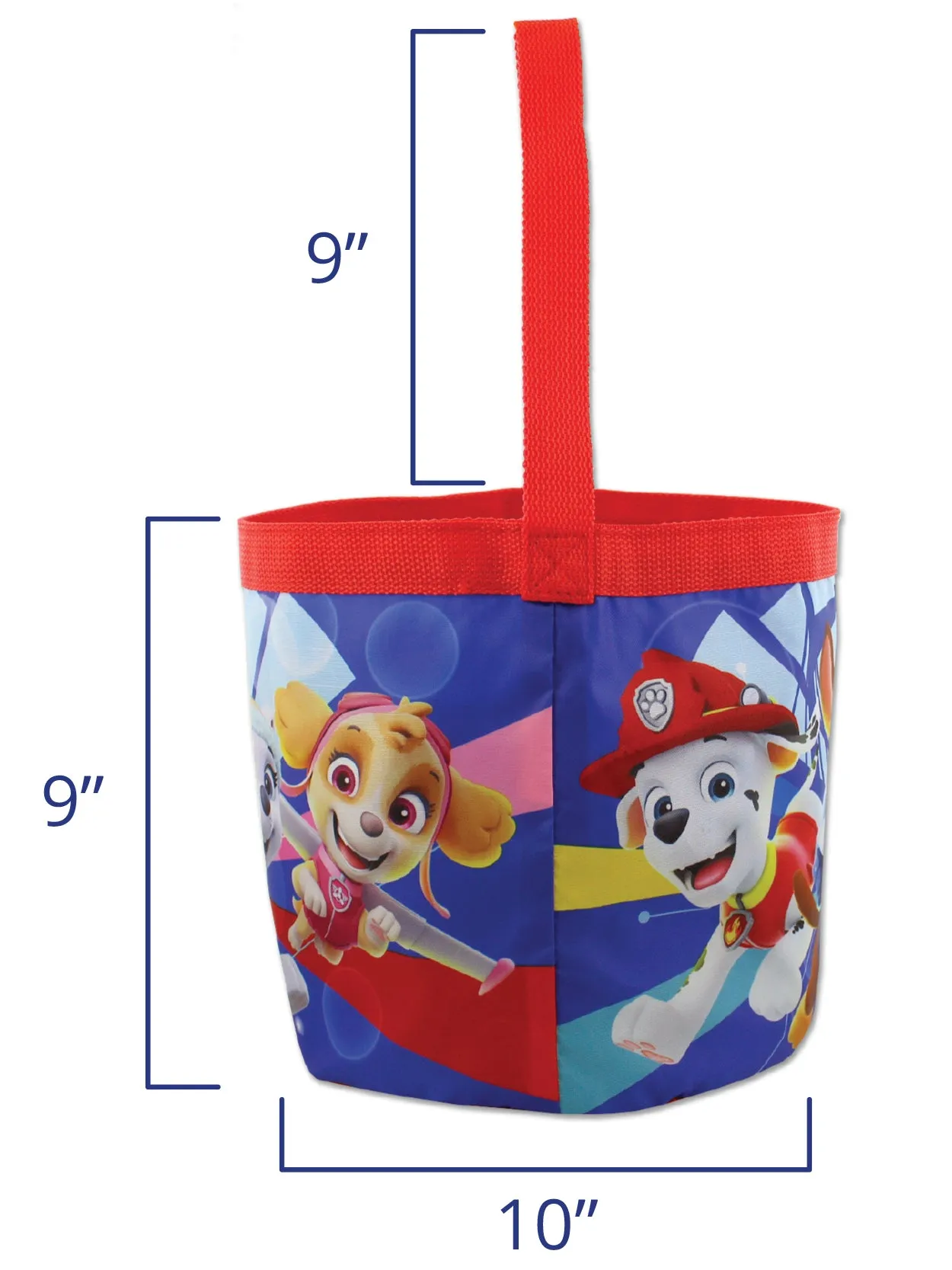 Paw Patrol Collapsible Bucket Tote Bag