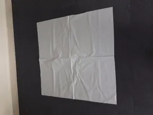 PE SHEET (WHITE) TABLE COVER - 0.05mm X (18X2)" X 36"