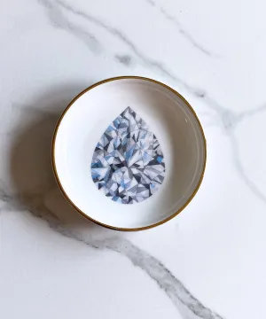 Pear Shape Diamond Ring Dish