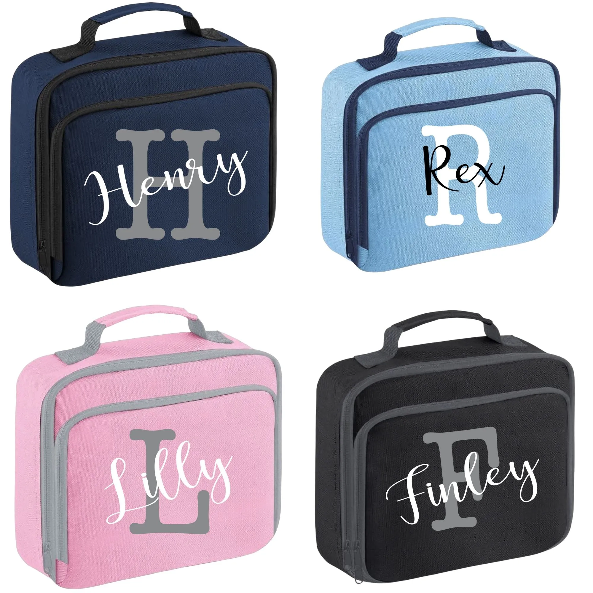 Personalised Insulated School Lunch Bag
