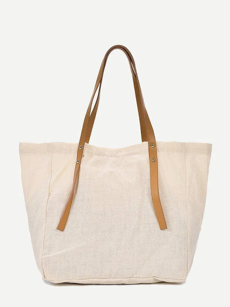 Pineapple Print Tote Bag