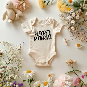 Playdate Material Onesie - CLEARANCE