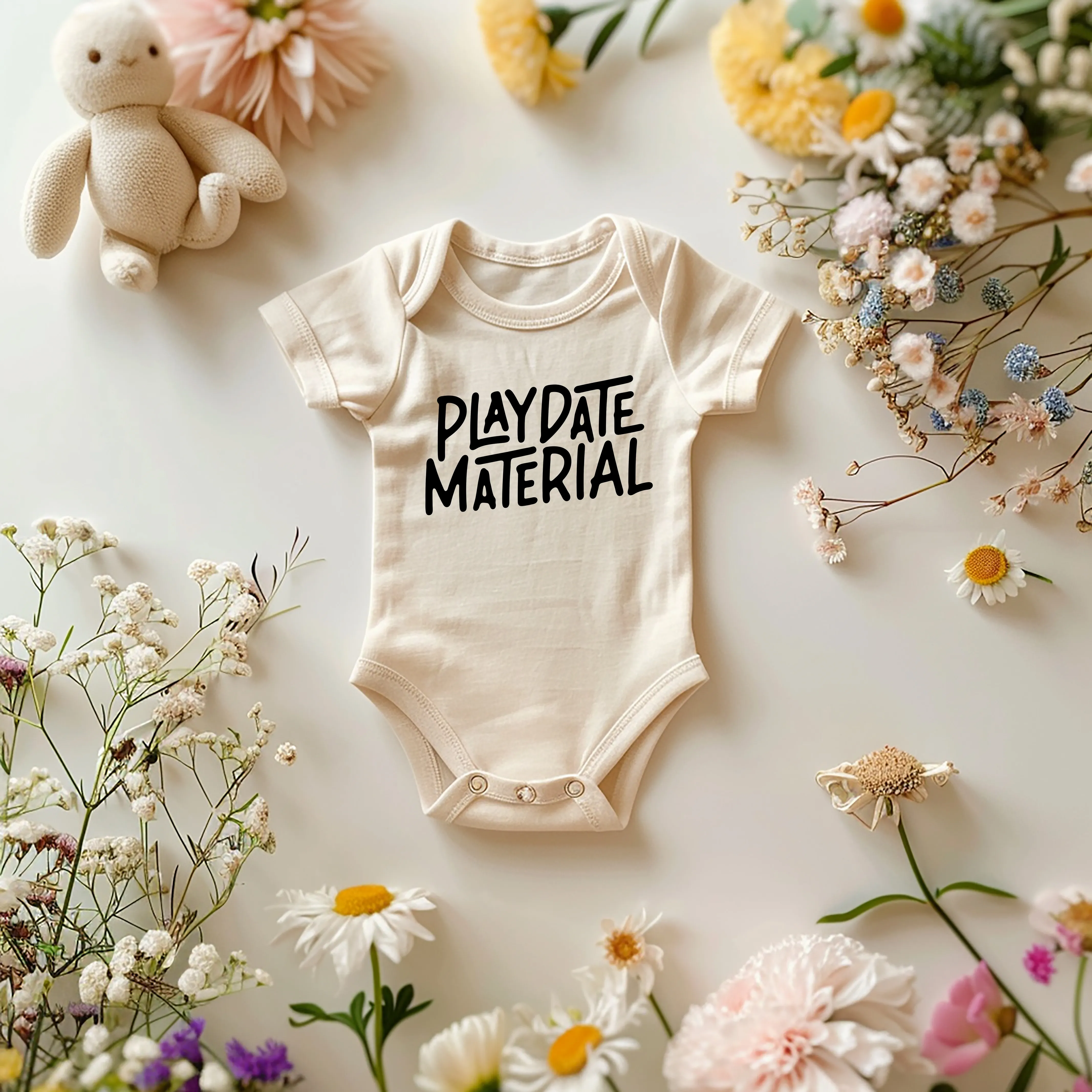 Playdate Material Onesie - CLEARANCE