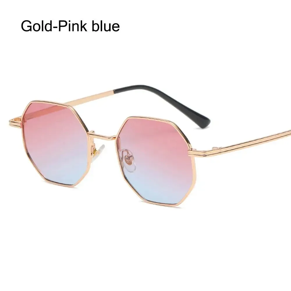 Polygon Metal Square Sunglasses