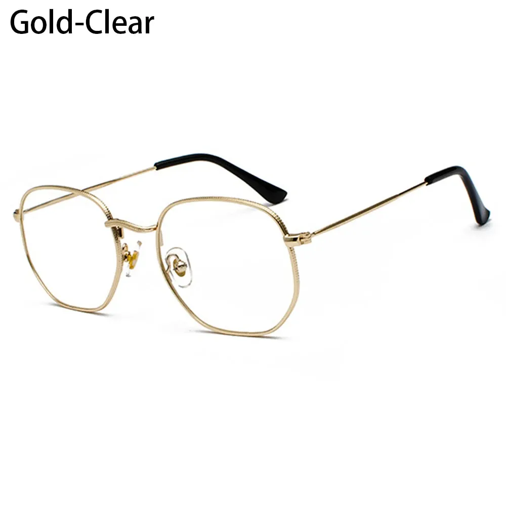 Polygon Metal Square Sunglasses