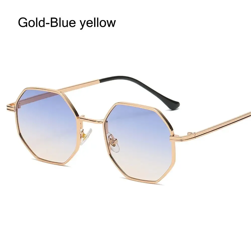 Polygon Metal Square Sunglasses