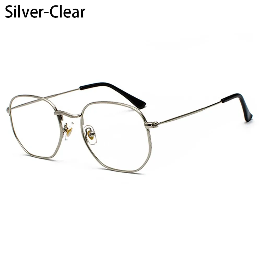 Polygon Metal Square Sunglasses