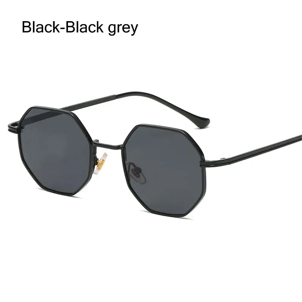 Polygon Metal Square Sunglasses