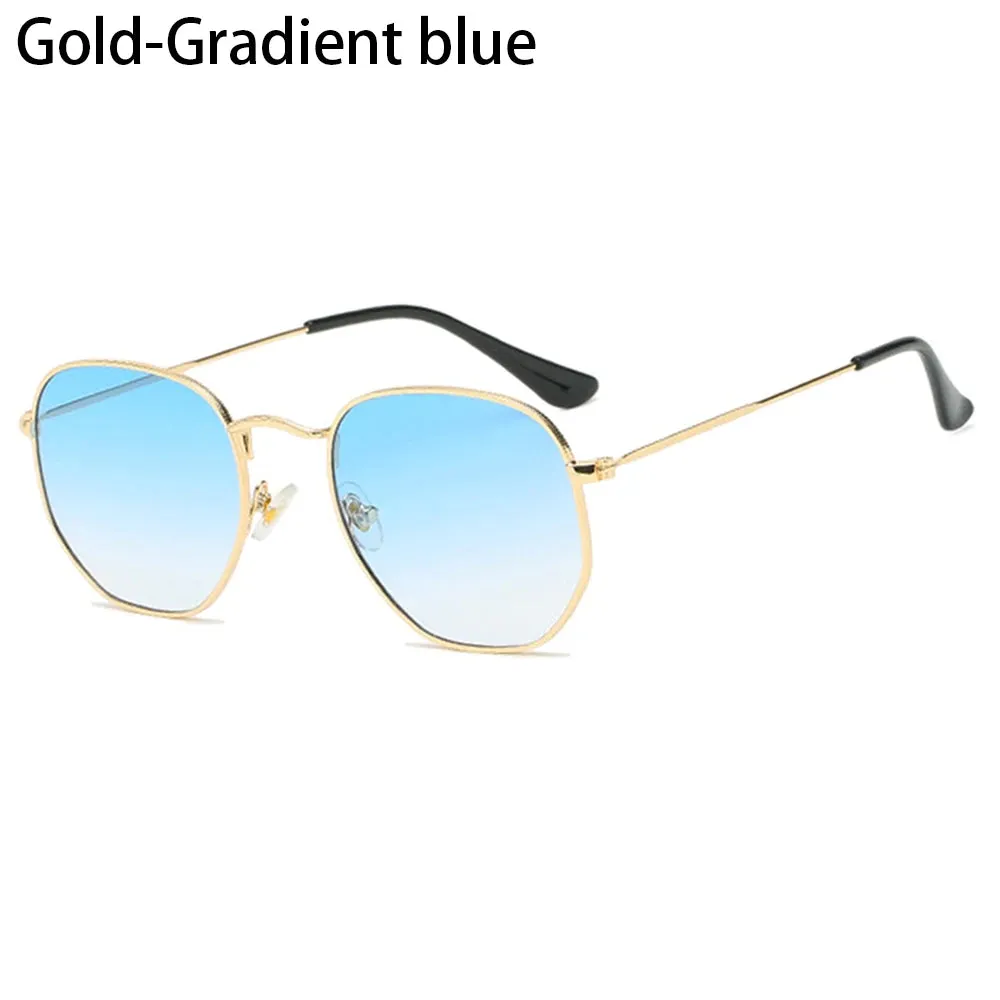 Polygon Metal Square Sunglasses