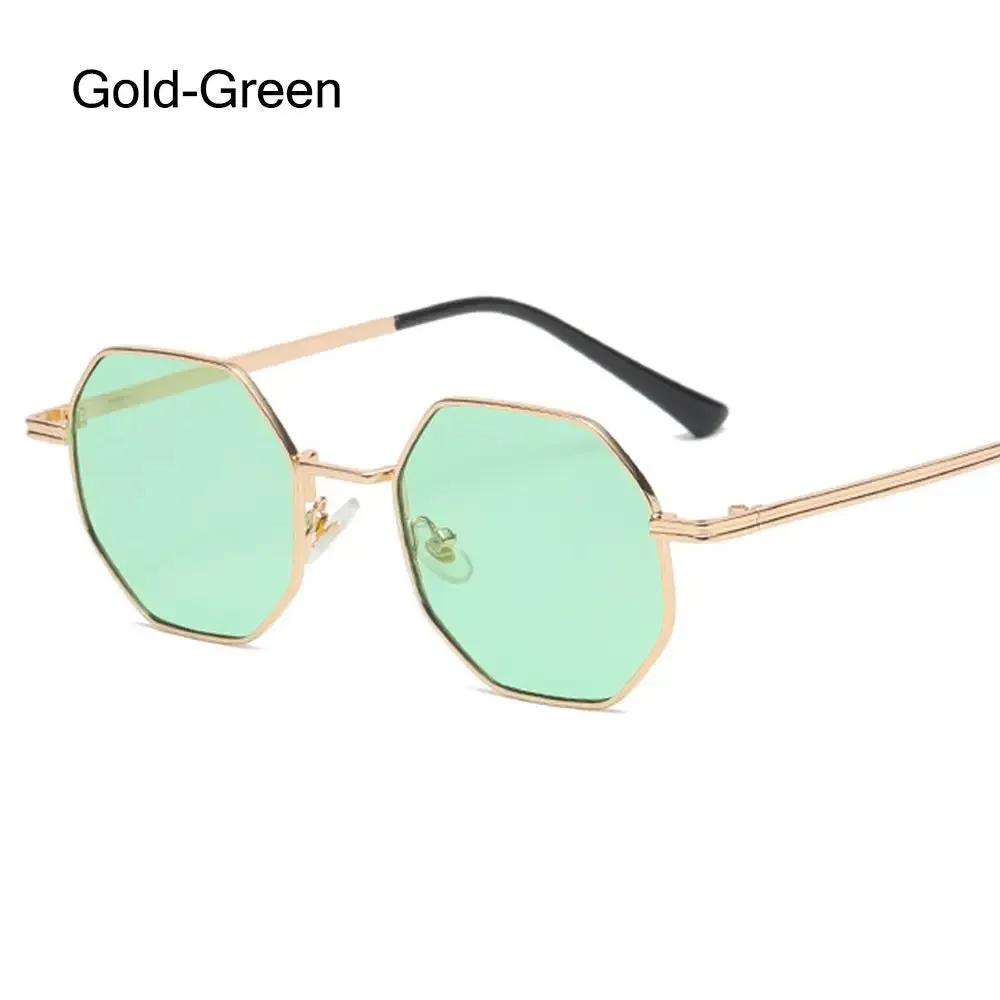 Polygon Metal Square Sunglasses