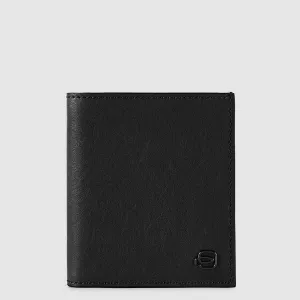 Porta Carte di Credito Piquadro con RFID in Pelle Black Square Nero