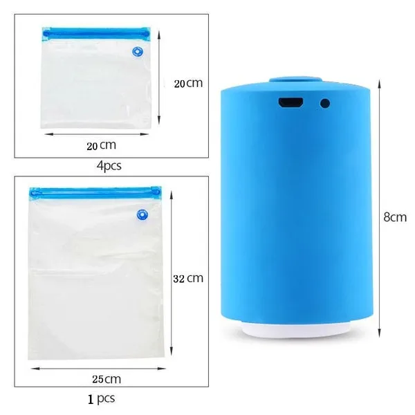 Portable Mini Household Electric Air Pump Bags Automatic Compression Vacuum Pump