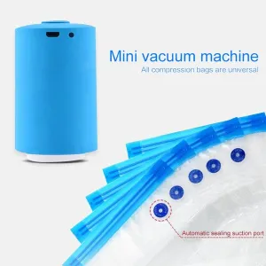 Portable Mini Household Electric Air Pump Bags Automatic Compression Vacuum Pump