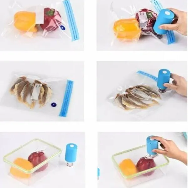 Portable Mini Household Electric Air Pump Bags Automatic Compression Vacuum Pump