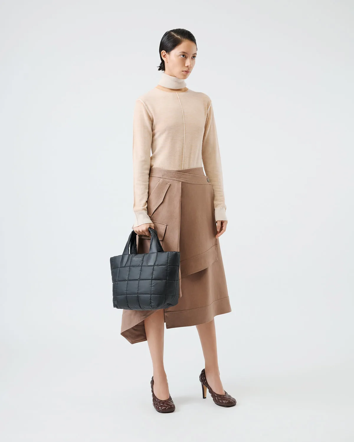 Porter Tote - Small Matt Black