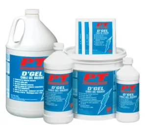 PT Technologies D'Gel Cable Gel Solvents, 55 gal Drum, 61255