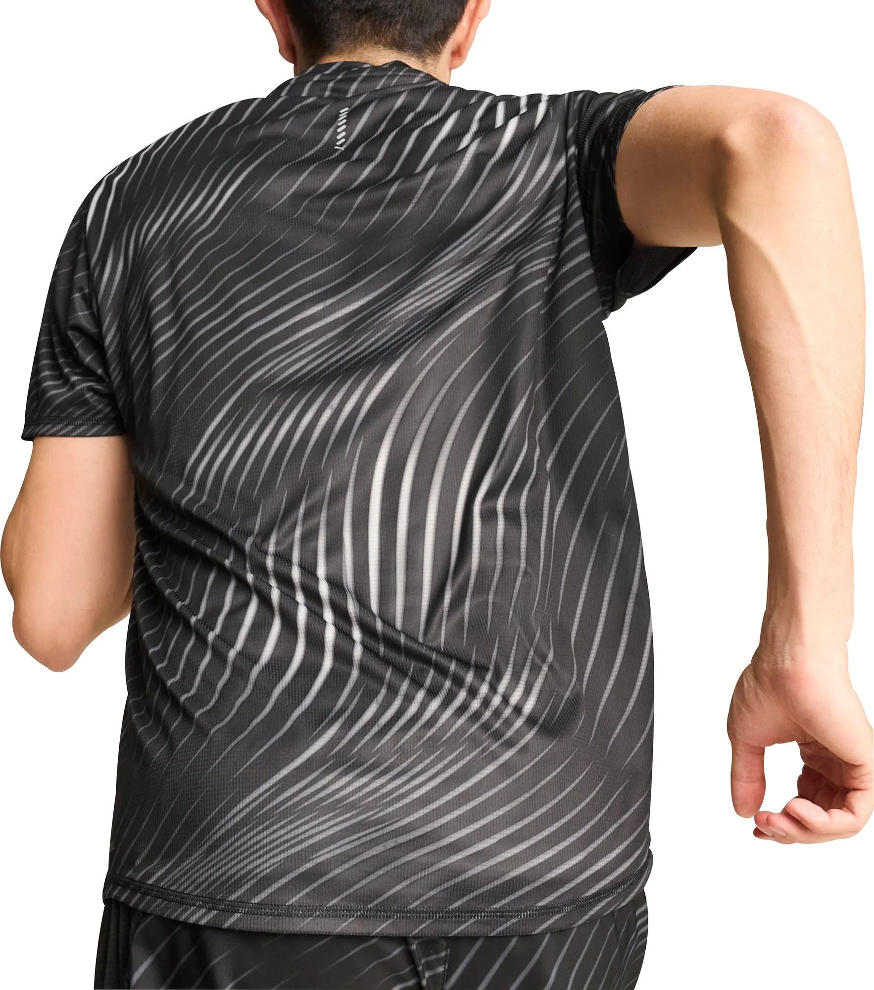 Puma Favourite Short Sleeve Mens Running Top - Black