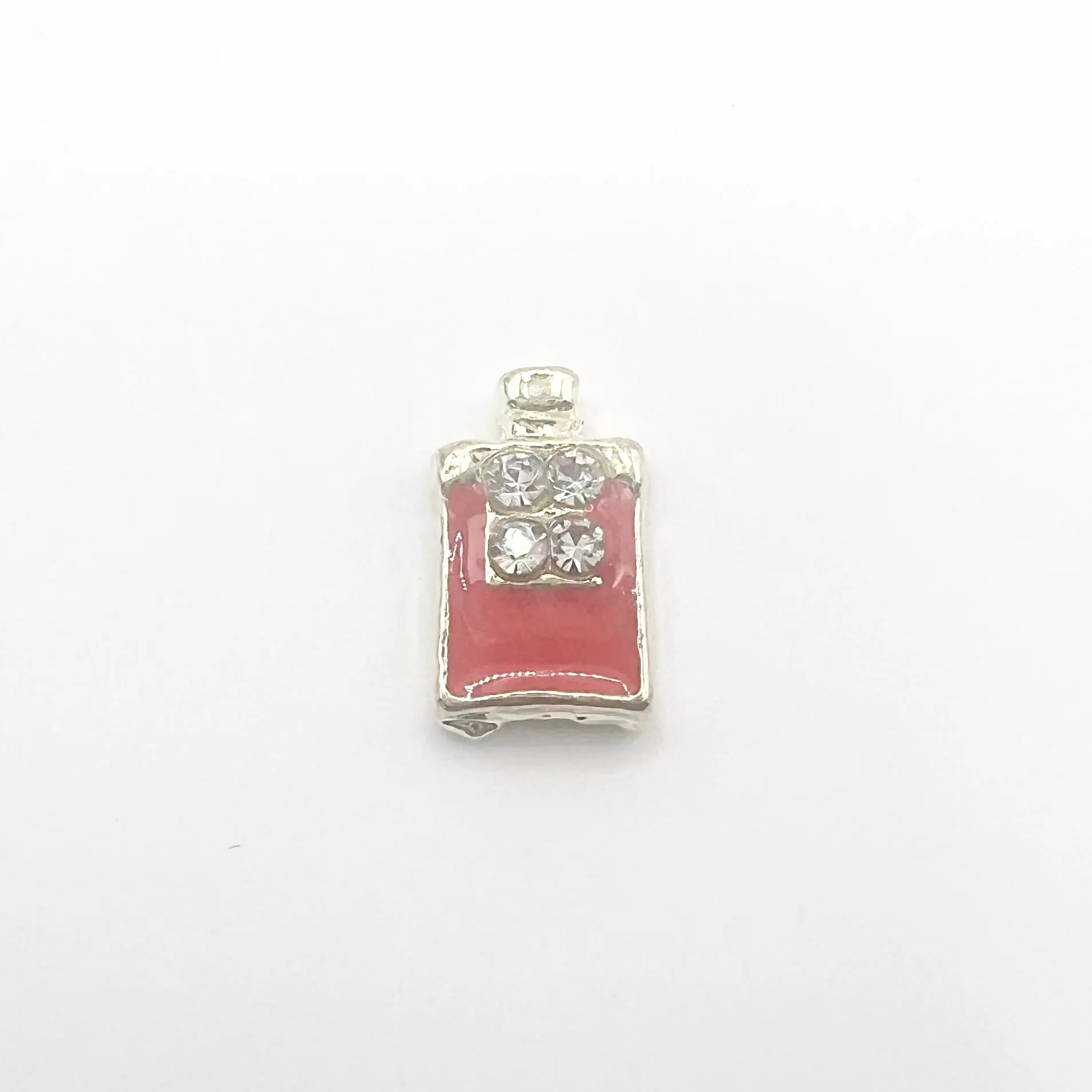 Queen - Nail Charms 10pc - #203 Gold Red Crystal Bottles