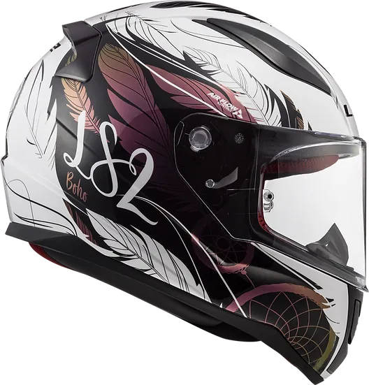 Rapid II Dreamcatcher Full Face Motorcycle Helmet Chameleon/White