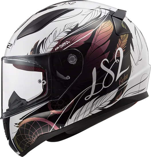 Rapid II Dreamcatcher Full Face Motorcycle Helmet Chameleon/White