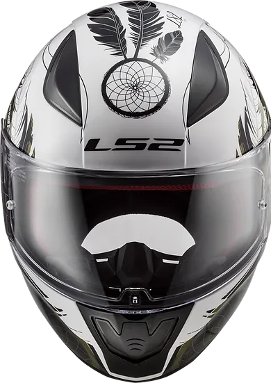 Rapid II Dreamcatcher Full Face Motorcycle Helmet Chameleon/White