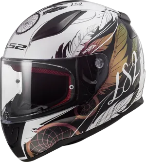 Rapid II Dreamcatcher Full Face Motorcycle Helmet Chameleon/White