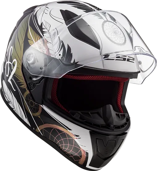Rapid II Dreamcatcher Full Face Motorcycle Helmet Chameleon/White
