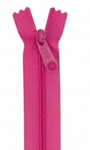 Raspberry 24" Zipper