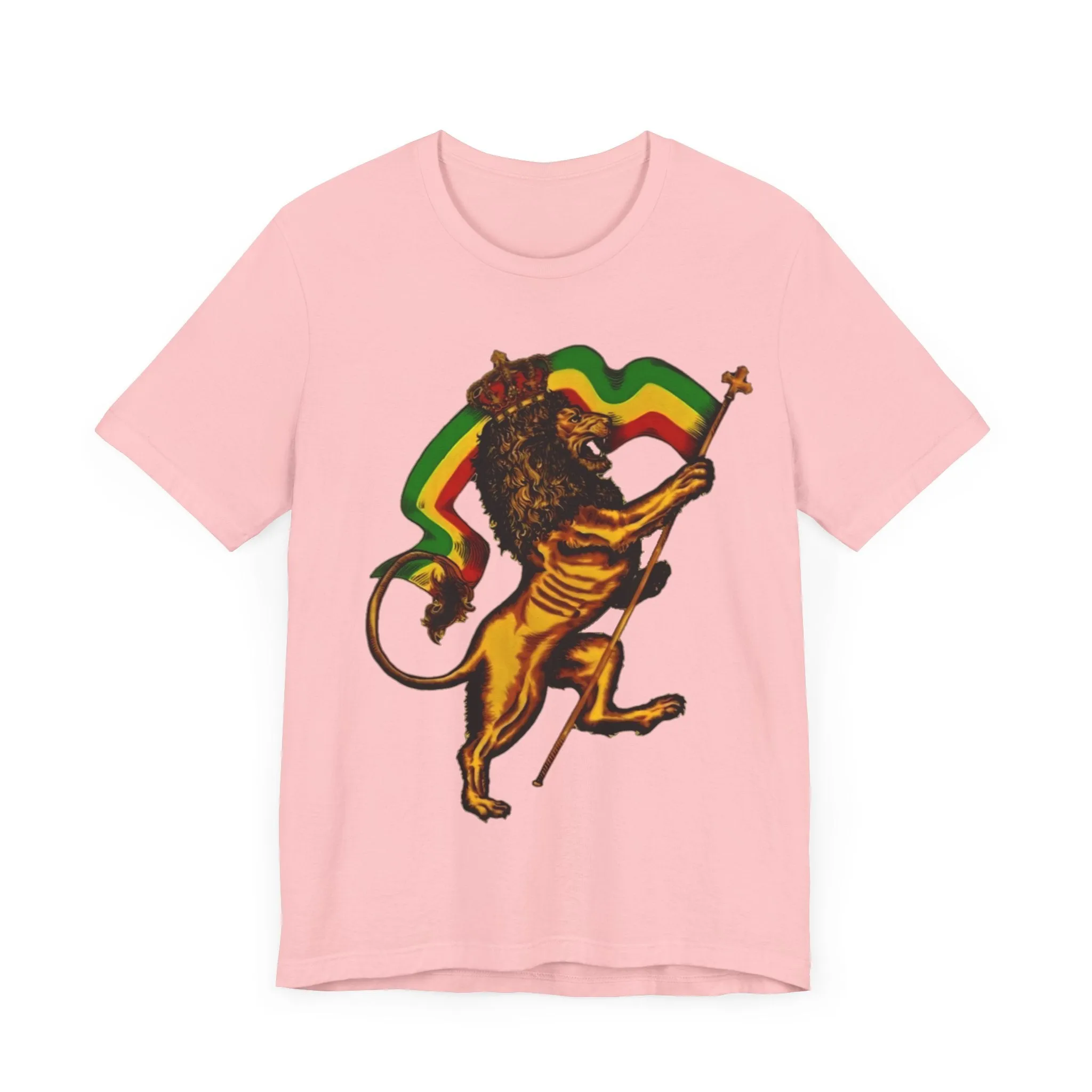 Rasta Lion: Unisex Jersey Tee