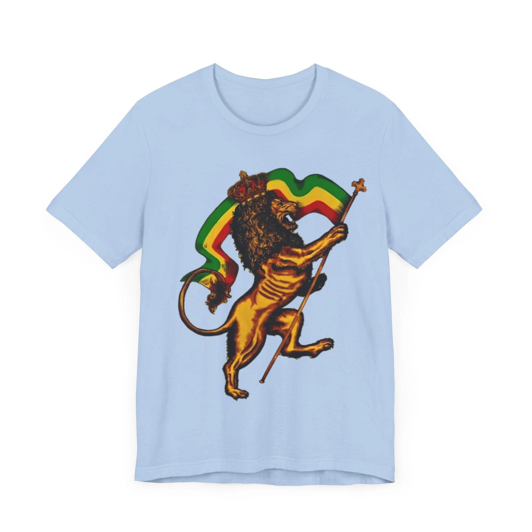 Rasta Lion: Unisex Jersey Tee