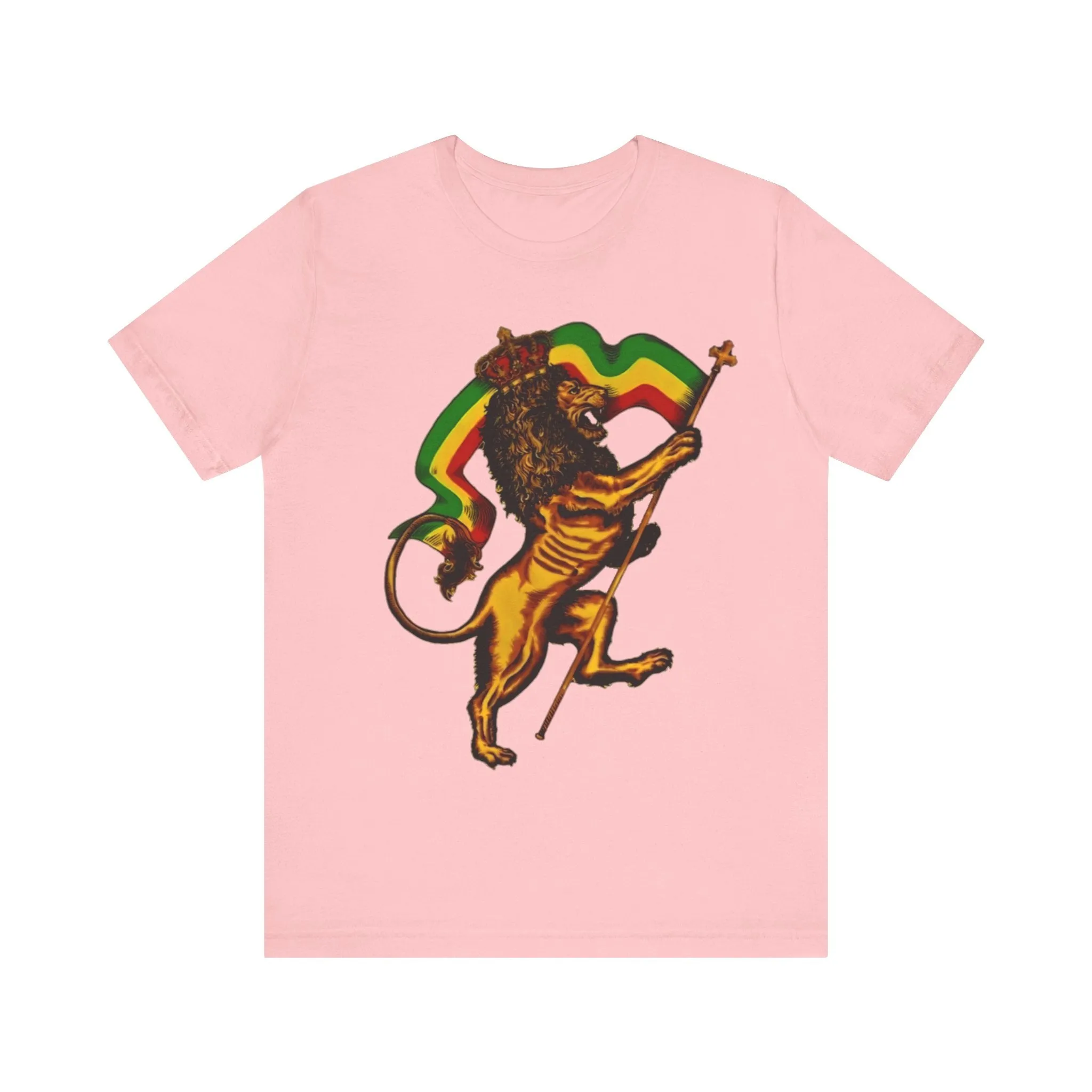 Rasta Lion: Unisex Jersey Tee