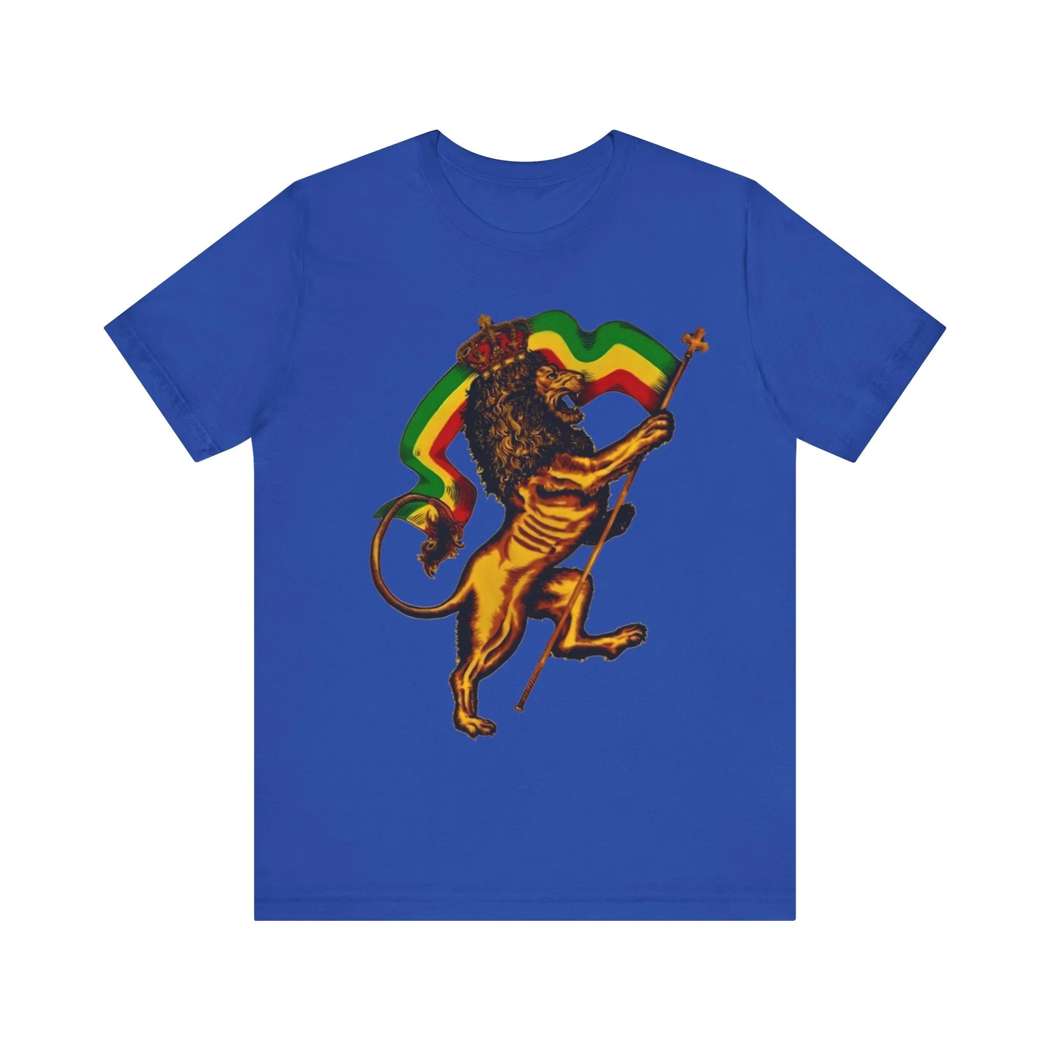 Rasta Lion: Unisex Jersey Tee