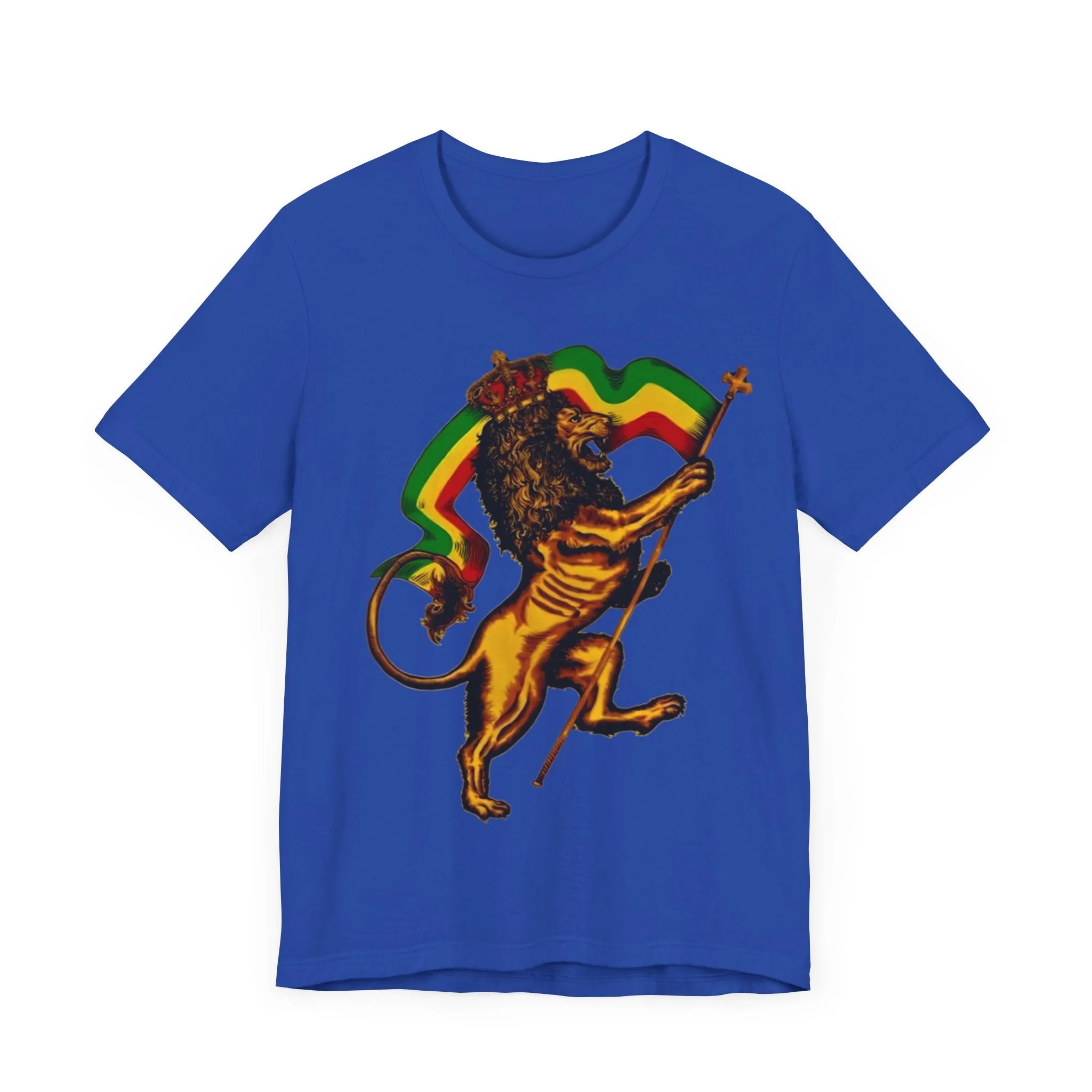 Rasta Lion: Unisex Jersey Tee