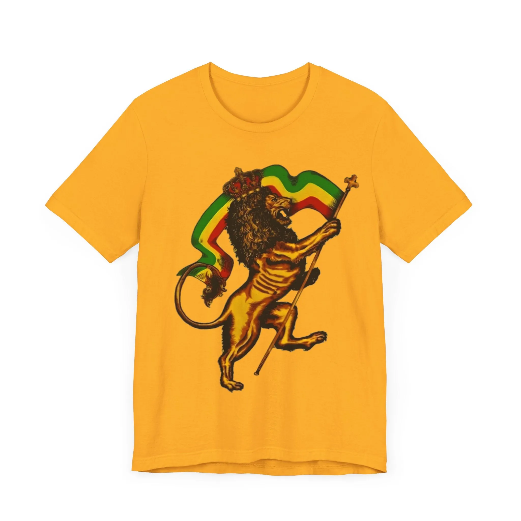 Rasta Lion: Unisex Jersey Tee