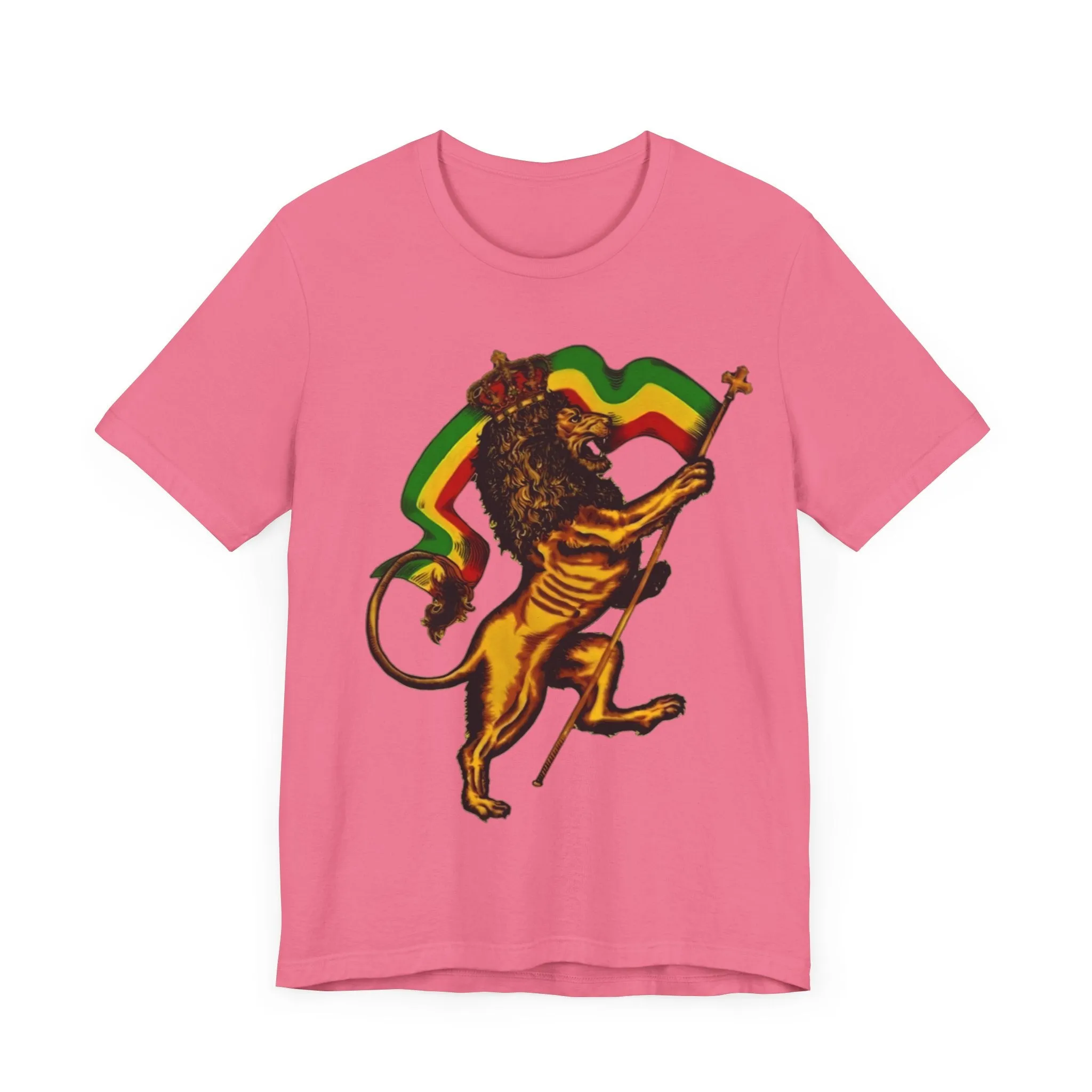 Rasta Lion: Unisex Jersey Tee