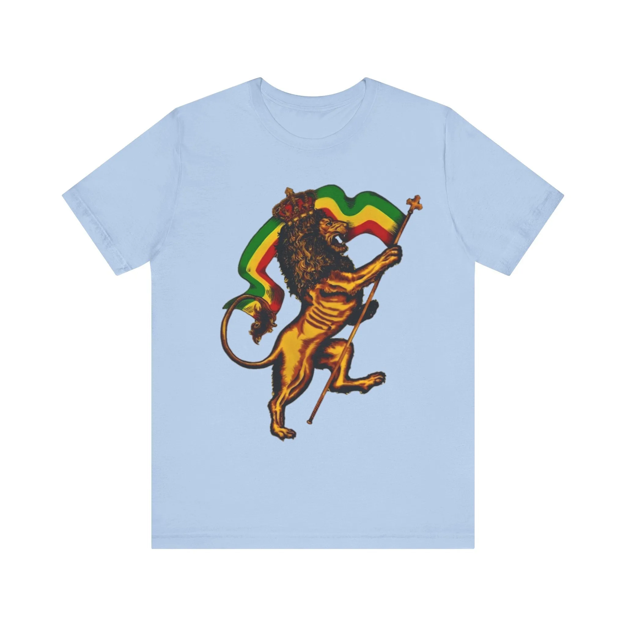 Rasta Lion: Unisex Jersey Tee