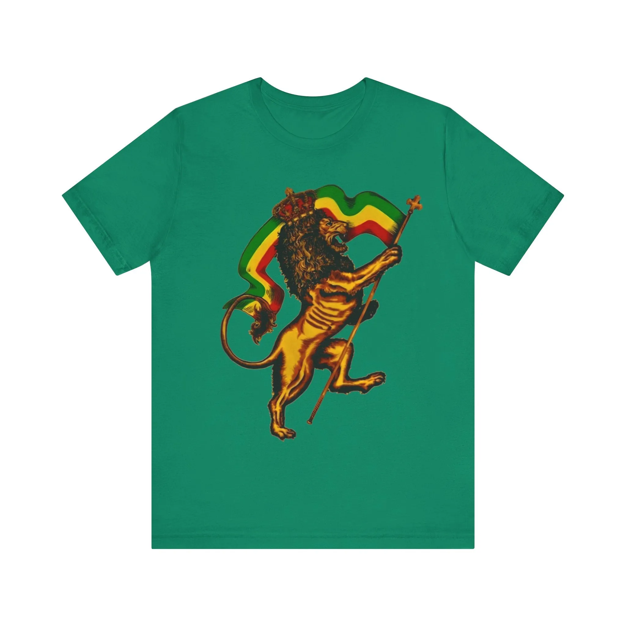 Rasta Lion: Unisex Jersey Tee