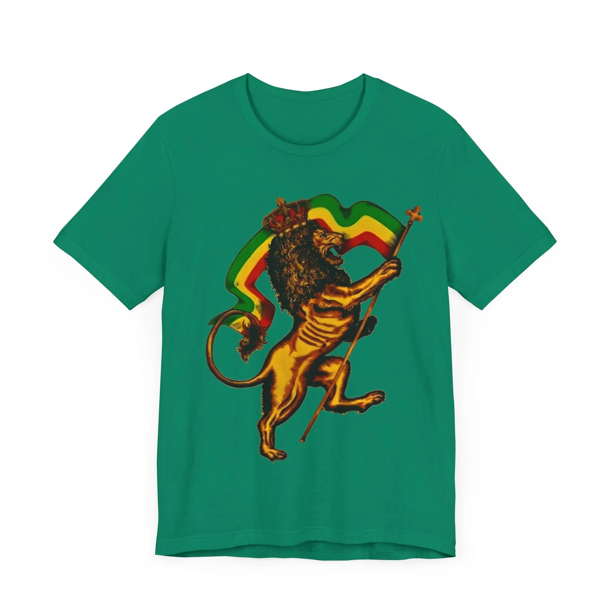 Rasta Lion: Unisex Jersey Tee