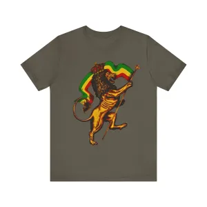 Rasta Lion: Unisex Jersey Tee
