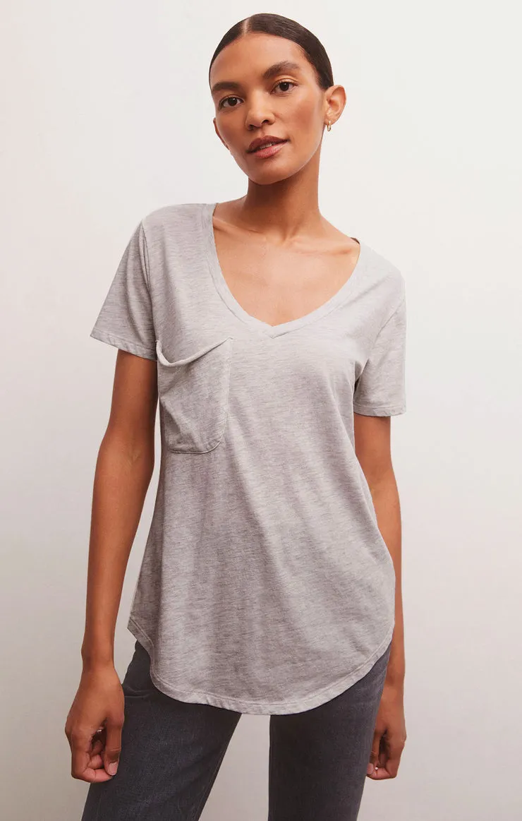 RESTOCK Z Supply Pocket Tee - Light Grey