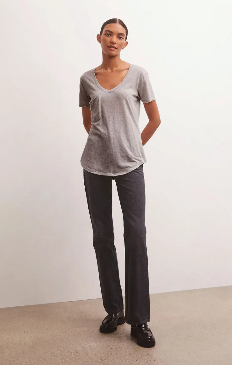 RESTOCK Z Supply Pocket Tee - Light Grey