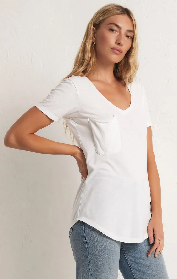 RESTOCK Z Supply Pocket Tee - White
