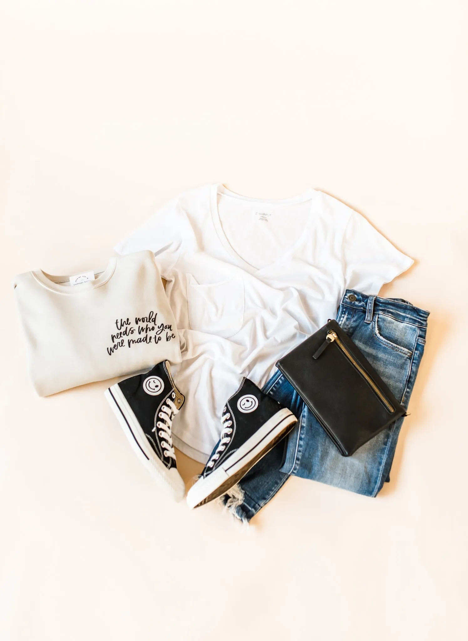 RESTOCK Z Supply Pocket Tee - White