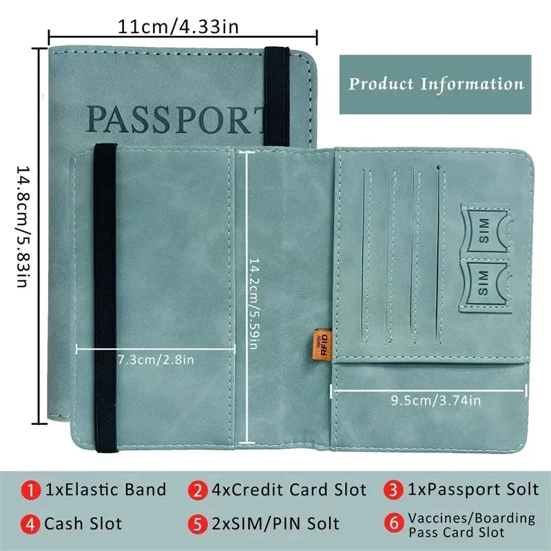 RFID Passport Wallet- Stylish Travel Companion
