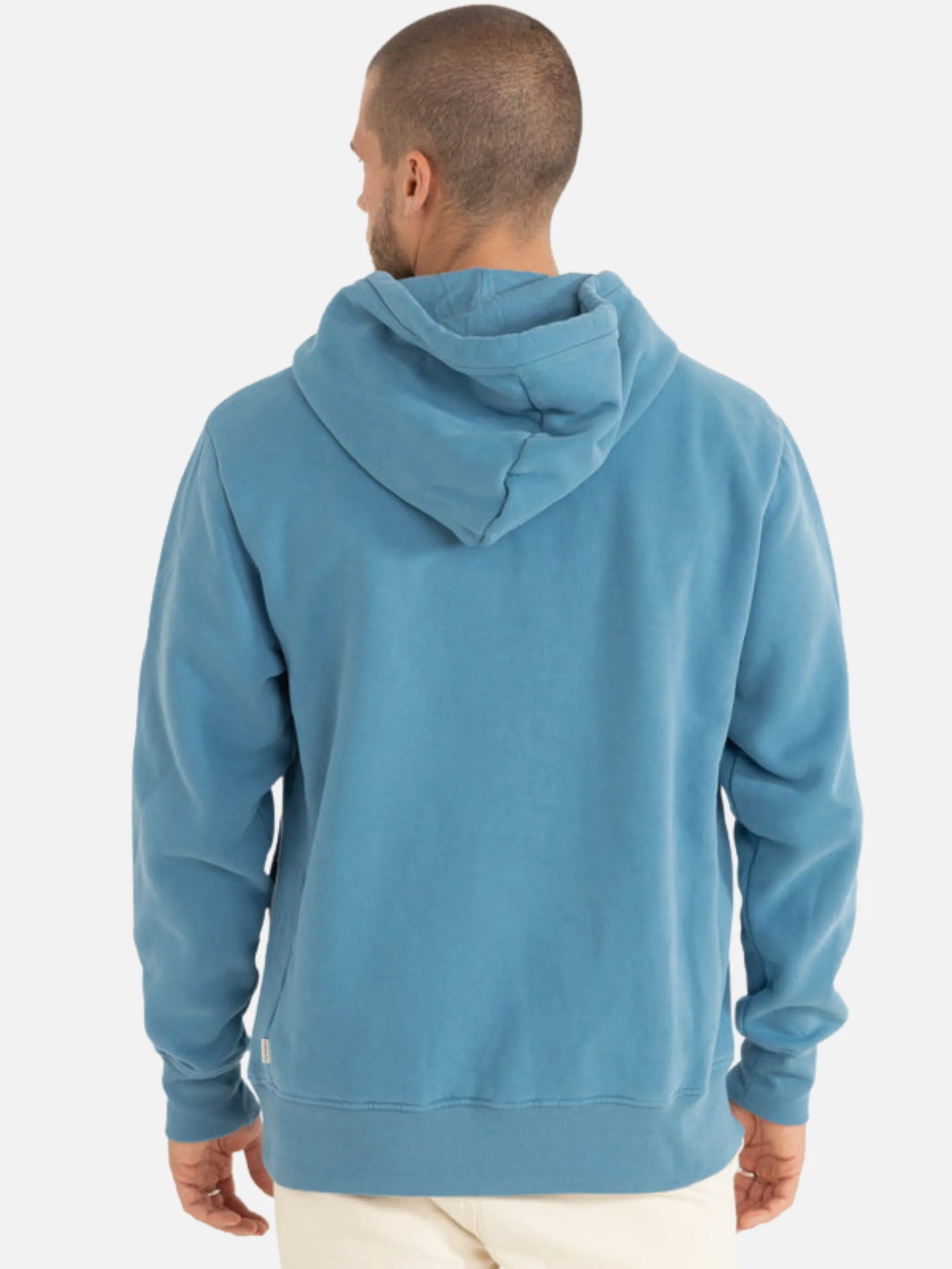 Rhythm Classic Fleece Hood - Mineral Blue