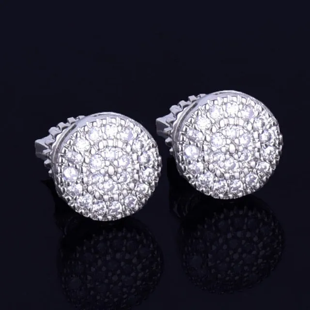 Round Stud Earring