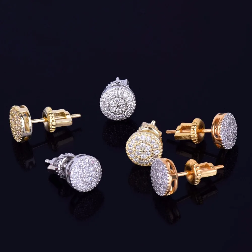 Round Stud Earring