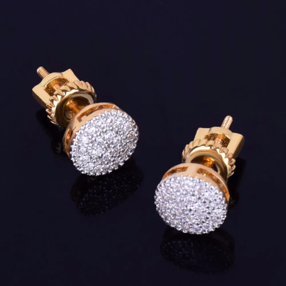 Round Stud Earring