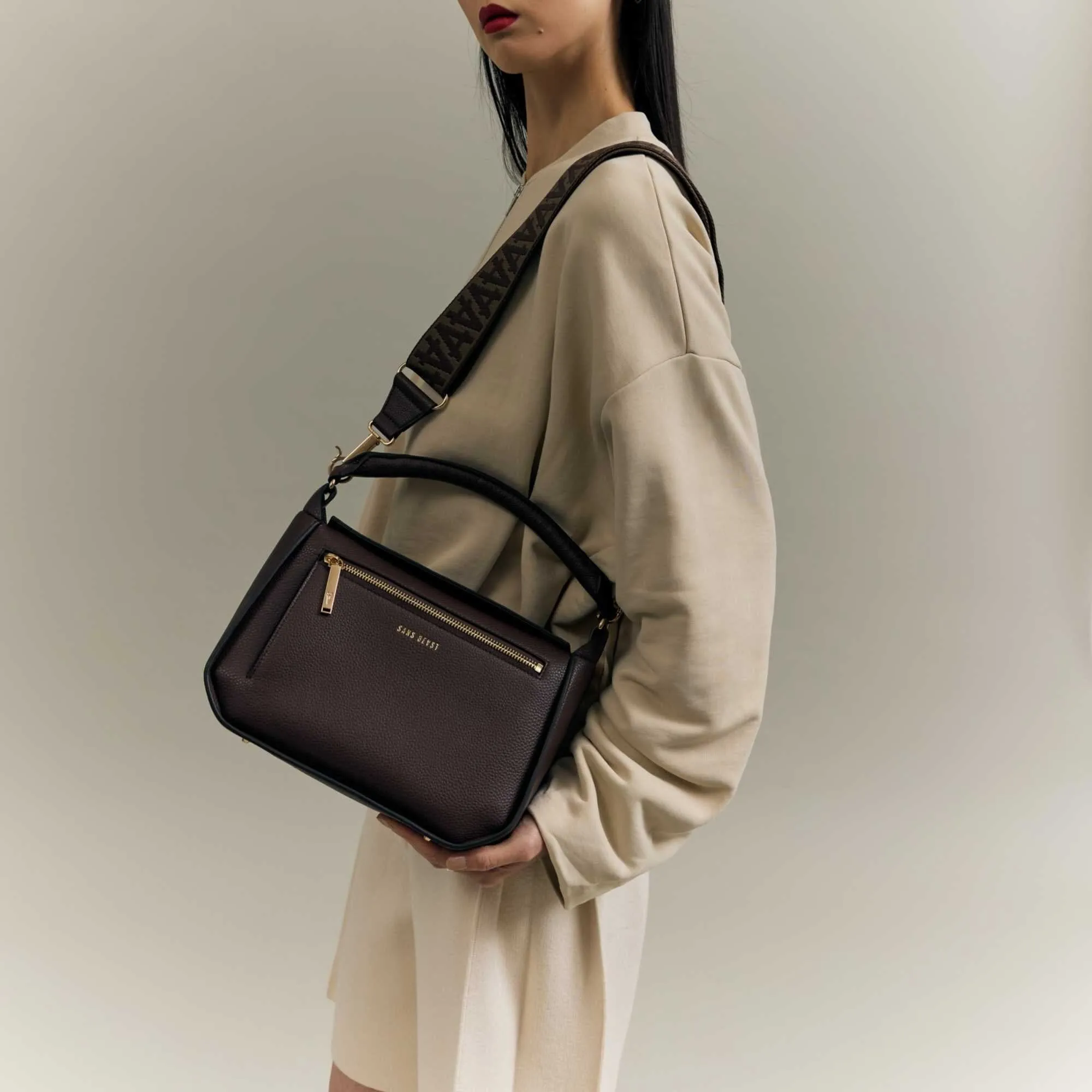 Sanctuary - Midi Handbag - Hickory